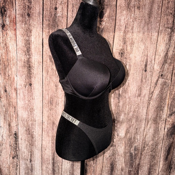 Victoria's Secret Black bling Bikini Set free gift included ! 🎁 💝 - Picture 3 of 16